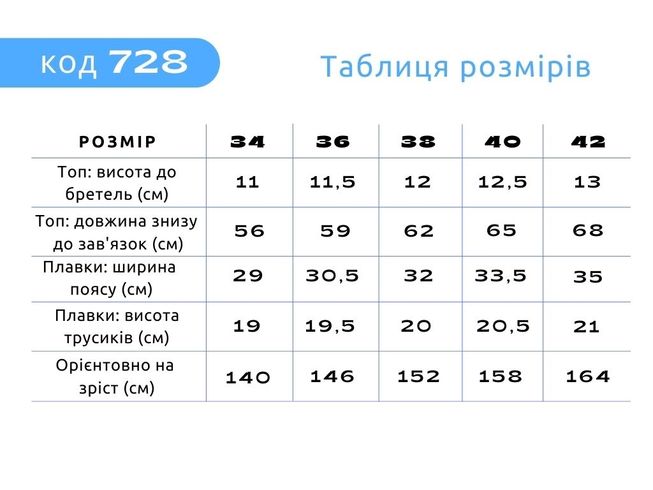 Раздельный Купальник для ДевочекДевушек "Apple" Рост 140-164 см