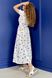 Летнее Платье Миди из Хлопка на Пуговицах Белое р.S, M, L, XL, XL