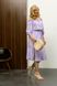 Нежное Платье из Хлопка Летнее Открытые Плечи Фиолетовое S-M, L-XL, 2XL-3XL, 2XL-3XL