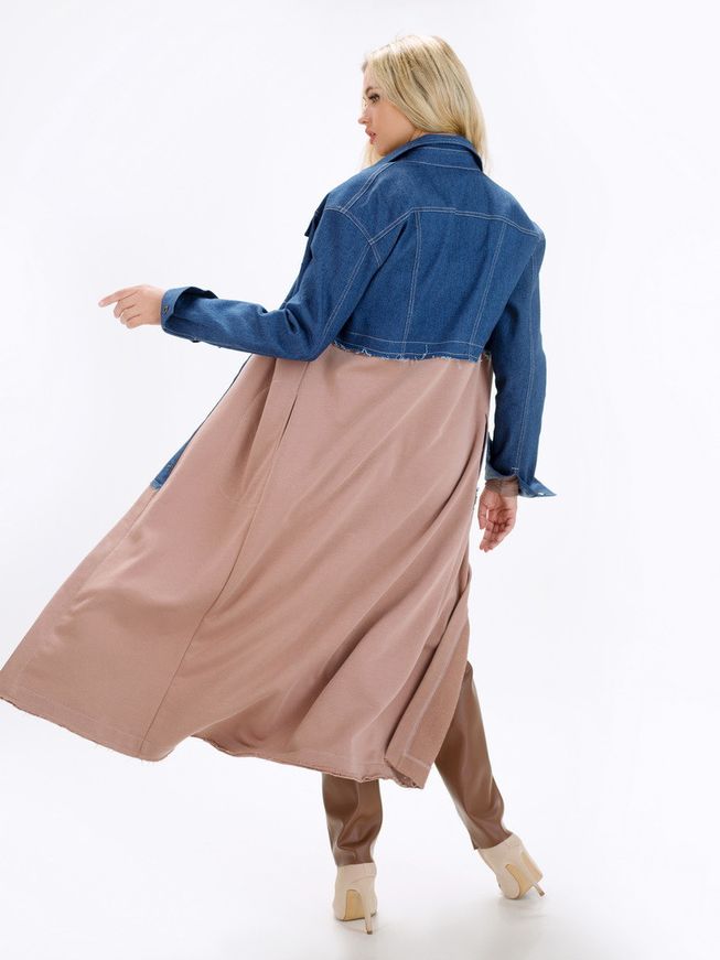 Комфортное Платье-Рубашка на Осень Футер/Джинс от р.XS до р.XL