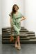 Короткое Элегантное Платье из Льна под Пояс Бежевое S-M, L-XL, 2XL-3XL, 2XL-3XL