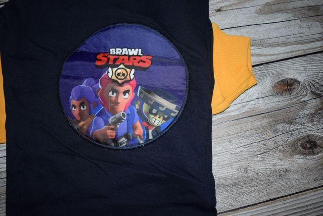 Спортивный Костюм для Мальчика Brawl Stars Двунить плюс Масло 3D Серый Рост 122 см Т-2423 фото
