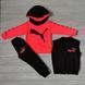 Дитячий Спортивний Костюм Трійка Тепла в стилі Puma Темний Беж Зростання 80-110 см У-1804 фото 4