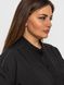 Жіноча Чорна Блуза Великого Розміру з Накладними Кишенями р.50, 52, 54, 56, 56