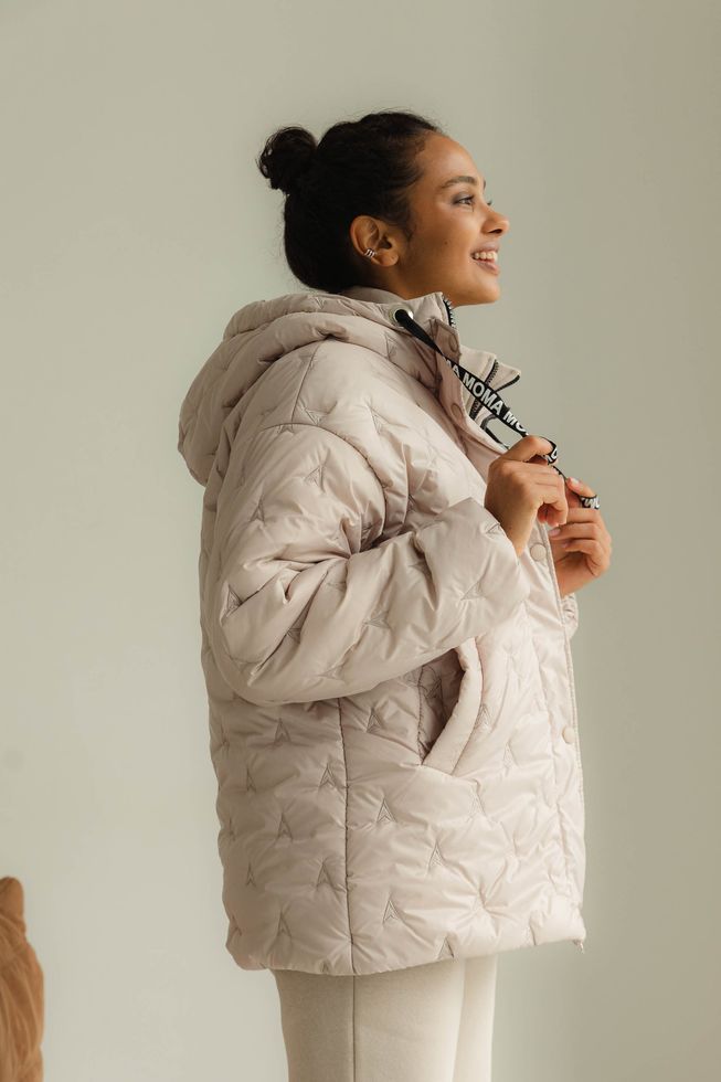 Коротка Зимова Куртка Жіноча на Синтепусі Рожева S-M, L-XL, 2XL-3XL, 2XL-3XL
