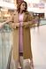 Женское Демисезонное Пальто Длинное Букле Пудра р.S-M, L-XL, L-XL