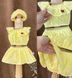 Комплект Блумери (Трусики на Памперс) і Топ для Дівчинки Air Flower Жовтий Зріст 56-68, 68-80 см