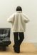 Женская Куртка из Тедди Меха Демисезонная Молочная S-M, L-XL, L-XL