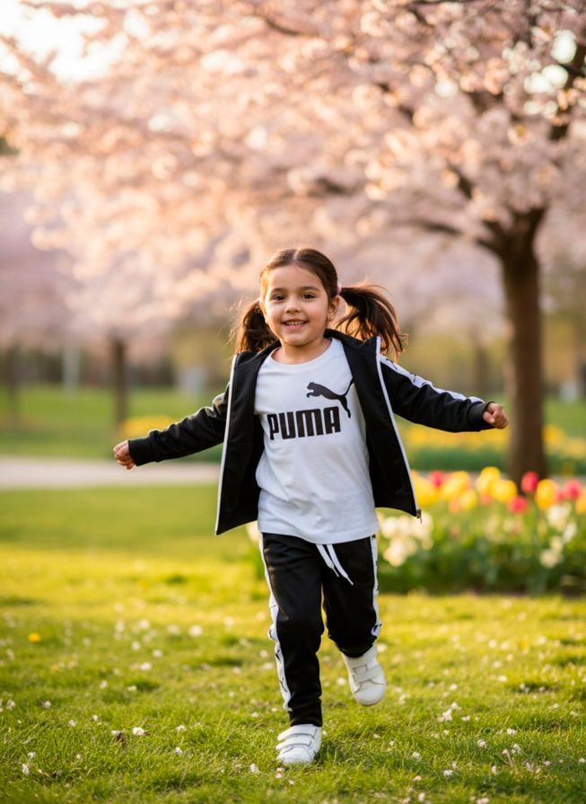 Дитячий Спортивний Костюм Трійка в стилі Puma Червоний Зростання 80-110 см У-1787 фото