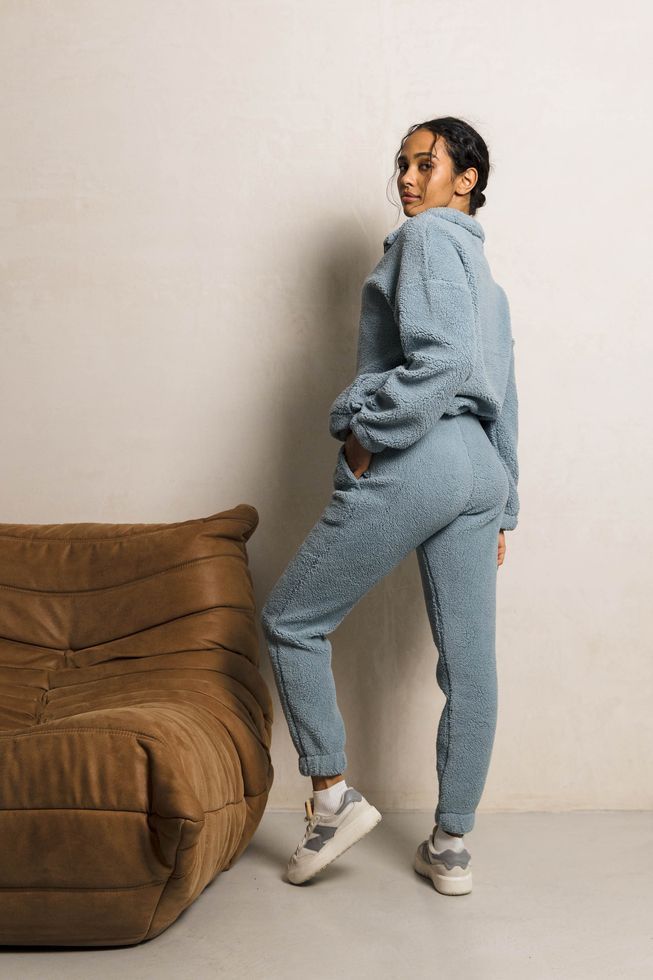 Уютные Штаны из Меха Тедди Белые S-M, L-XL, 2XL-3XL 6464 фото