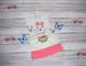 Нежное Летнее Платье для Девочек Кролик Серое с Розовым Рост 92-116 см