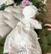 Нарядное Платье с Беретом Ажур для Девочки на Выписку Крестины Рост 56-80 см