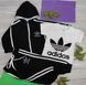 Дитячий Спортивний Костюм Трійка в Стилі Adidas Малиновий Зростання 74-110 см У-1013 фото 12
