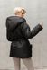 Зимняя Двухсторонняя Куртка с Капюшоном Женская Черная/Розовая S-M, L-XL