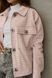 Куртка-Рубашка Демисезонная Кашемировая Розовая в Клетку р.S-M, L-XL