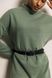 Прямое Женское Платье Демисезон по Колено Зелёное S-M, L-XL, 2XL-3XL, 2XL-3XL