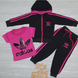 Детский Спортивный Костюм Тройка в Стиле Adidas Желтый Рост 74-110 см У-1008 фото 9