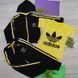 Детский Спортивный Костюм Тройка в Стиле Adidas Салатовый Рост 74-110 см У-1009 фото 8