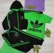 Детский Спортивный Костюм Тройка в Стиле Adidas Салатовый Рост 74-110 см У-1009 фото 1
