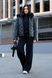 Коротка Жіноча Зимова Куртка з Хутряним Капюшоном Чорна S-M, L-XL