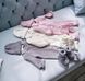Красивый Набор для Малышей Вязка "Tender" розовый Размер 62-68 см, 74-80 см, 74-80