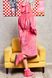 Жіночий Махровий Халат Ніжний з Капюшоном Рожевий S-M, L-XL