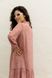 Пышное Шифоновое Платье Короткое на Пуговицах Розовое S-M, L-XL, 2XL-3XL