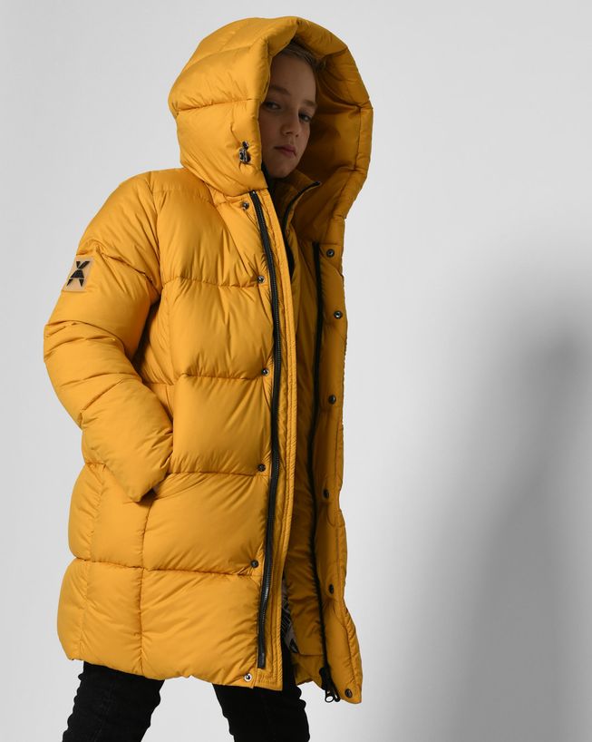 Зимняя Куртка Эко Пух для Мальчика Коричневый Р. 44 (158-164 см)