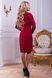 Шикарное Вечернее Платье с Декором Пайетками Марсала M-2XL