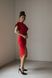 Червона Вечірня Сукня з Відкритими Плечами та Накидкою S, M, L, XL, XL