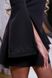 Необычное Стильное Платье с Расширенным Рукавом Черное М-2XL