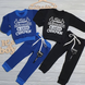 Практичный Костюм для Мальчика Теплый на Флисе Найкращий Синочок Черный Рост 80-110 см У-1521 фото 3