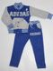 Дитячий Спортивний Костюм без капюшона В стилі Адідас Синій Зростання 80-116 68 см