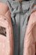Зимова Дута Куртка на Экопухе для Дівчинки Лакова з Манишкою Рожева Р. 28, 30, 32