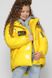 Зимняя Дутая Куртка на Экопухе для Девочки Лаковая с Манишкой Розовая Р. 28, 30, 32