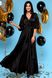 Богатое Струящееся Платье в Пол Шелковое Черное р.S, М, L, XL, XL