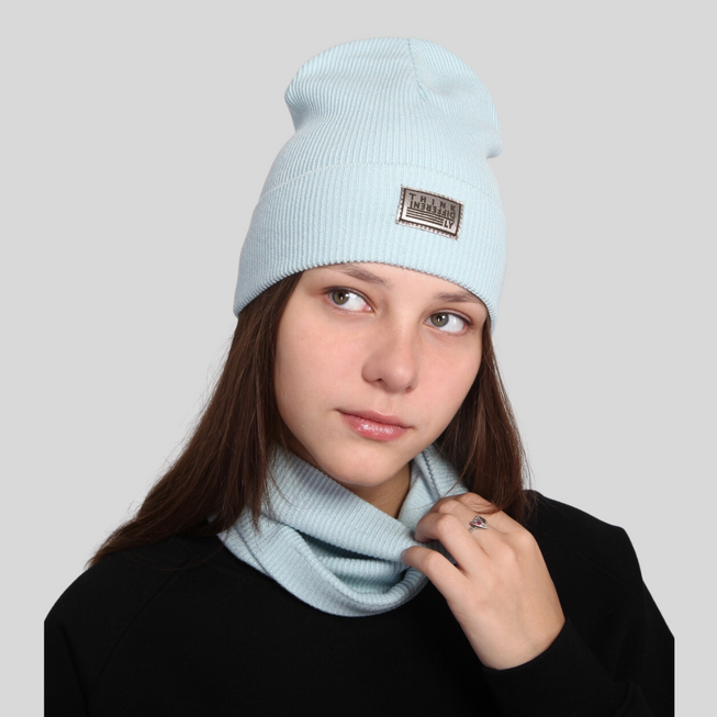 Шапка Деми для Детей и Подростков/взрослых "Тhink" на ОГ (53-57) см А-1 фото