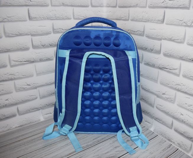 Шкільний Рюкзак для Хлопчика 3-D Малюнок Пікачу Синій
