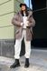 Теплая Зимняя Куртка из Экокожи Женская с Капюшоном Белая р.S-M, L-XL, L-XL